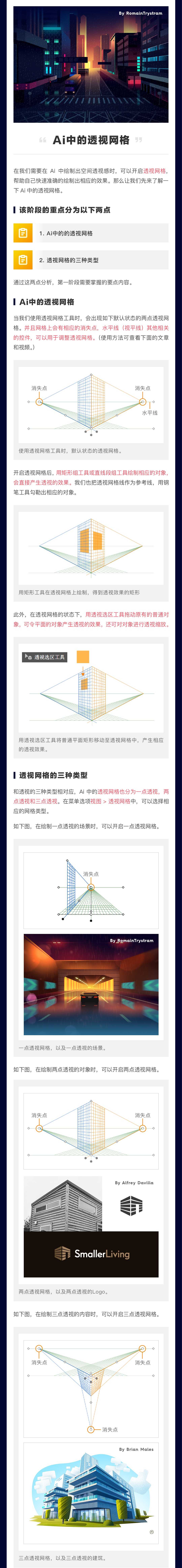 高手的 Ai 兵器譜之「理解透視網格」